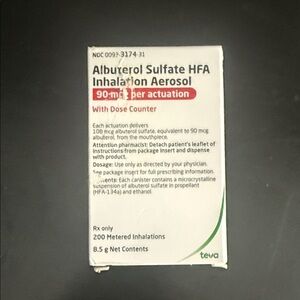 Teva Albuterol Sulfate HFA Inhalation Aerosol